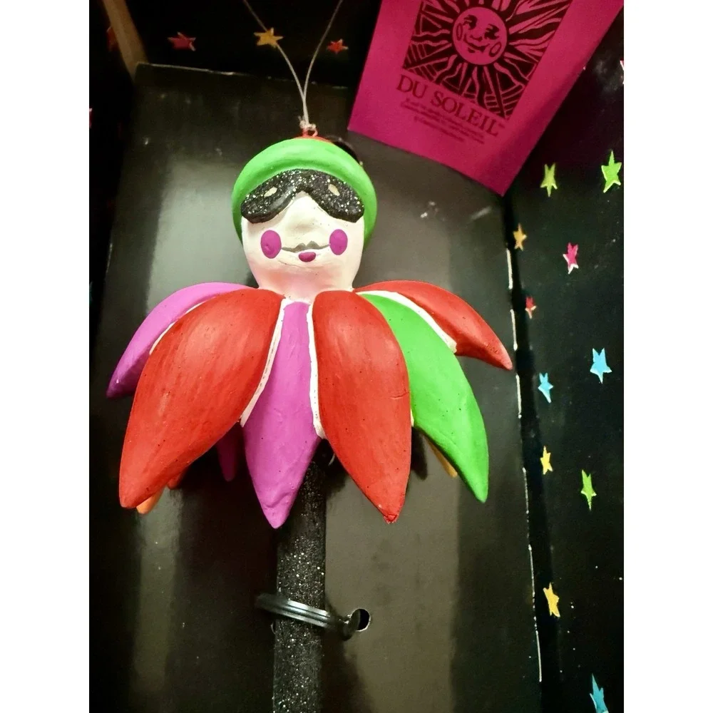 cirque du soleil clown on a ball - by department 56 New in Box. last One.